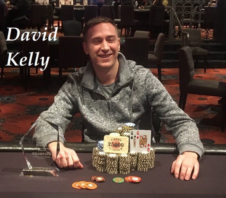 David Kelly wins 2018 Melbourne Poker Champs Opening Event